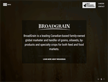 Tablet Screenshot of broadgrain.com